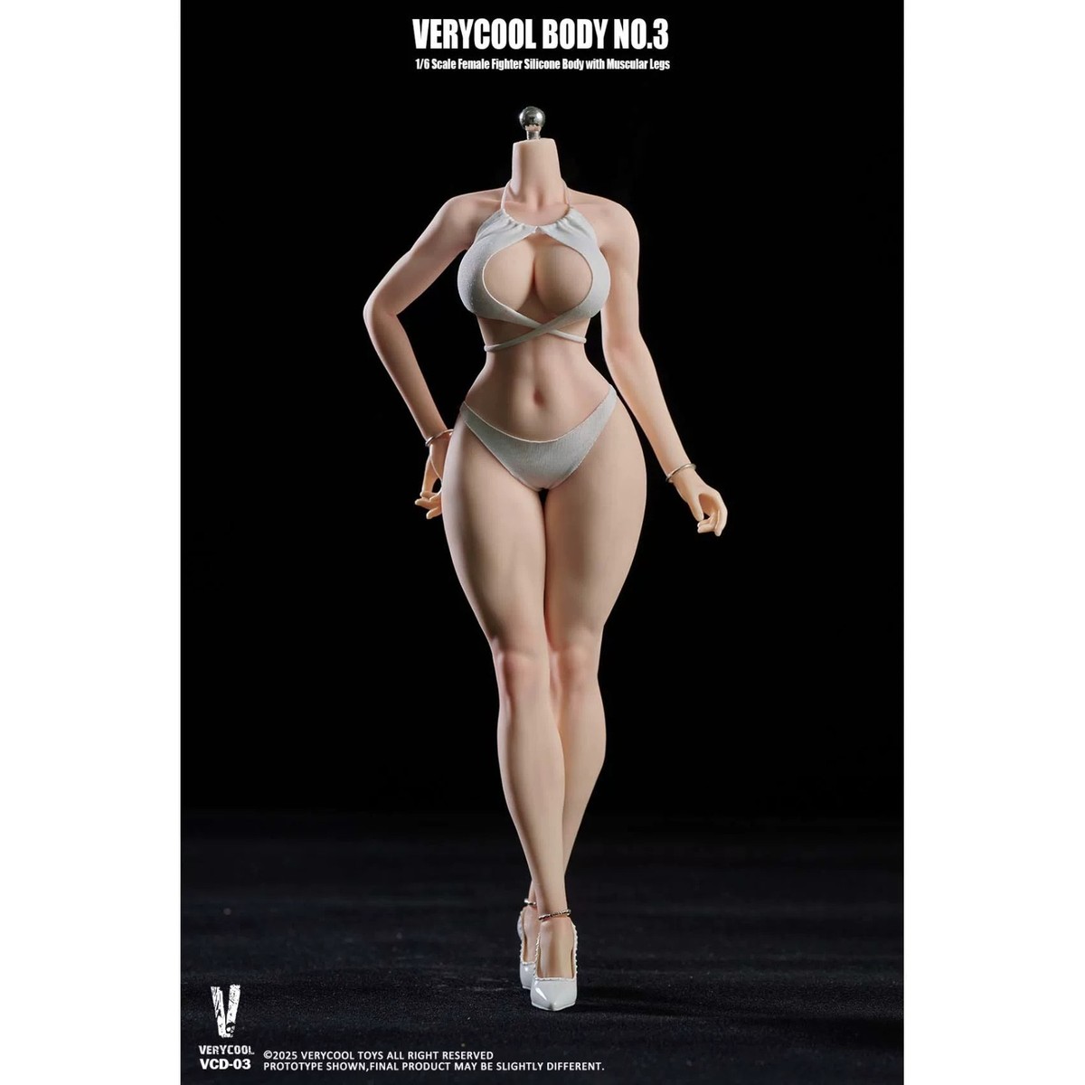 VERYCOOL VCD-03B 1/6 Headless Big Breasts Female Action Figure
