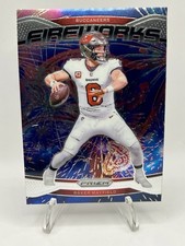2024 Panini Prizm Football Baker Mayfield Fireworks #6 Buccaneers