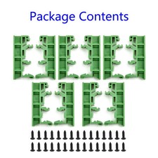 25XDRG-01 PCB DIN 35 Rail Adapter Circuit Board Mounting Bracket Holder Sets NEW
