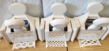 3 Martha Stewart Paper Punch Border Edge DIAMOND FENCE/DOILY LACE/GARDEN TRELLIS