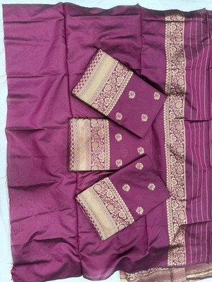 Designer Sari Bollywood Braut Seide Saree Bluse Südindisch Party Kleidung Saree