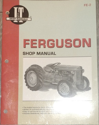 Ferguson FE-2 Tractor Shop Manual Repair Guide for Ferguson Tractors MPN FE-2