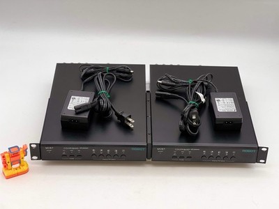 Robot MV87 Color Quad w/ Playback, Pwr Adapter, Rack Mount Accs *Lot of (2) Quad