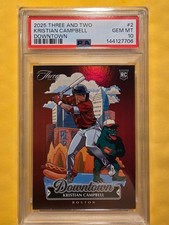 2025 Panini Three and Two - Downtown Kristian Campbell #2 (RC)