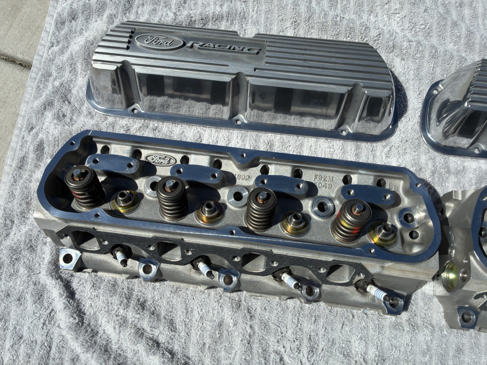 NEW Ford Mustang Foxbody Cobra 5.0L Polished Intake & Y303 SVO Aluminum Heads