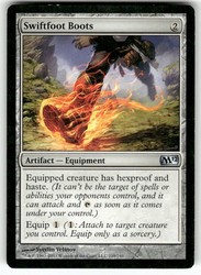 Swiftfoot Boots Magic 2012 (M12) #219 Uncommon MTG