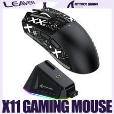 ATTACK SHARK X11 Wireless Gaming Mouse with Magnetic Charging Dock, 22000 DPI