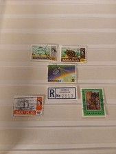 Bahamas, Briefmarken , Einschreibzettel NASSAU, gestempelt