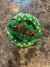 Hazard Kerbeus Beyblade Green Spinning Top Toy w/ 3 Detachable Parts, Age 8-11