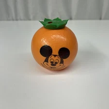 Vintage Mickey Mouse Walt Disney Souvenir Orange Sipper Drink Cup No Straw