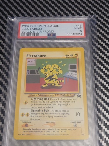 Electabuzz graded PSA 9 for sale on eBay