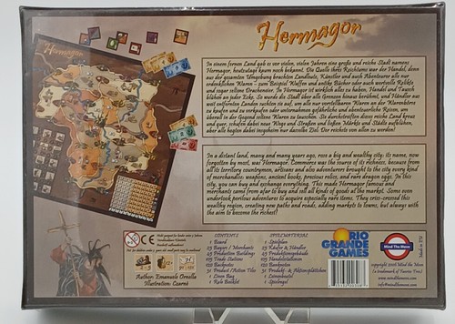 Hermagor Brettspiel Rio Grande Spiele 2006 NEUWERTIG - Bild 2 von 3