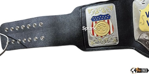 Nuevo Cinturón de Zinc AWA World Heavyweight Wrestling Championship Título 4mm Talla Adulto - Imagen 8 de 8