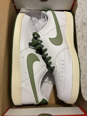 Nike Court Vision Low Herren Sneaker Schuhe Freizeitschuhe Retro weiß grün NEU