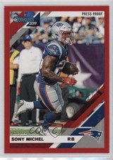 2019 Panini Donruss Press Proof Red Sony Michel #163 0c4