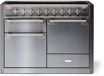 AGA Elise Series AEL481INSS 48'' 5 Element Stainless Freestanding Induction Range