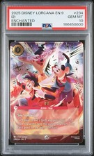 2025 DISNEY LORCANA EN 9-FABLED ENCHANTED 234 I2I PSA 10