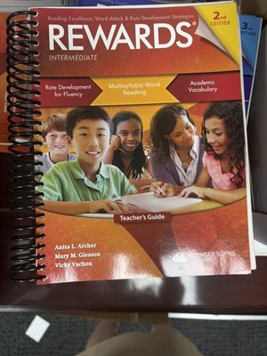 REWARDS; Multisyllabic Word Reading Strategies; Teacher's Guide; Intermediat...