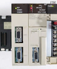 37836 OMRON CPU UNIT PROGMABLE CTLR W/ SERIAL COMM BD CS1W-SCB21-V1 CS1G-CPU43H