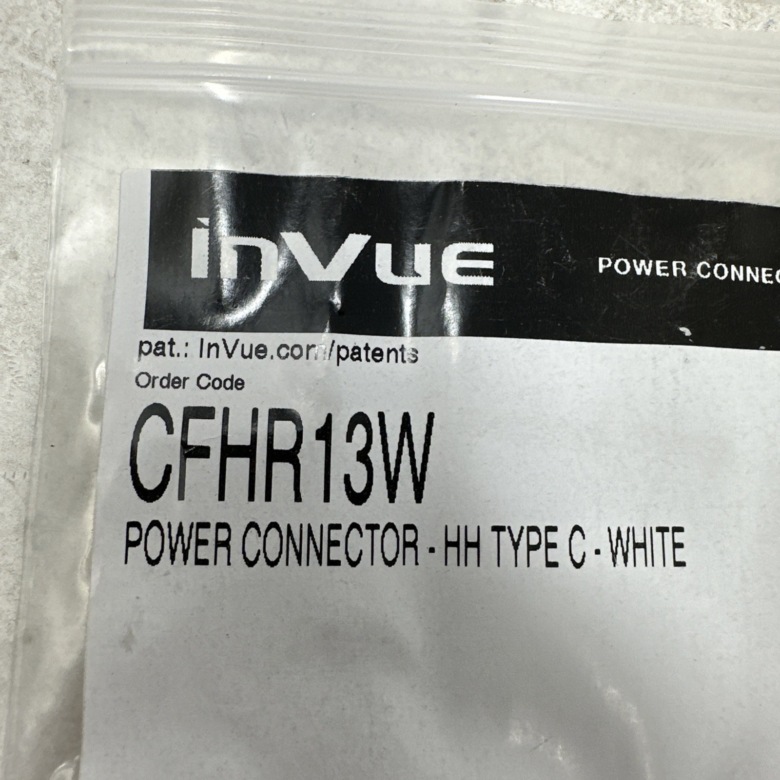 NEW/NIB inVue power connector CFHR13WM82/ Lot of FIVE/Free Shipping!