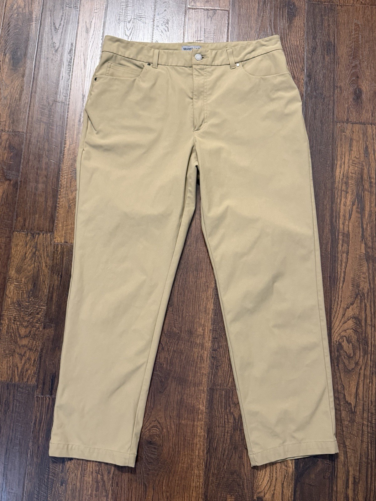 VRST Limitless Athletic Fit 5 Pocket Chino Pants Mens 35x28 Tech Stretch Golf