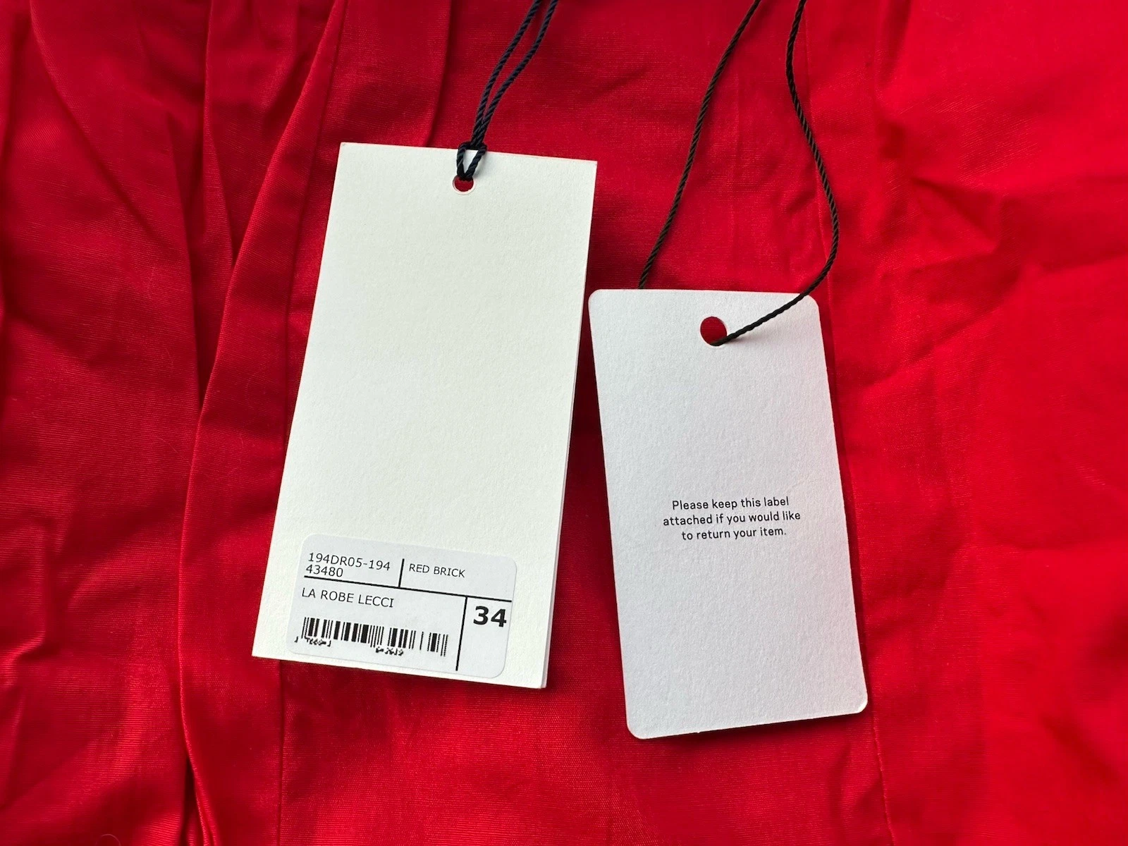 Abito donna Jacquemus La Collectionne 10 arancione cotone viscosa