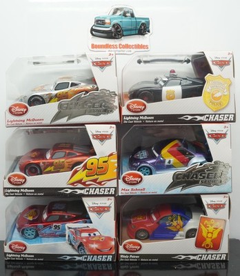DISNEY STORE PIXAR CARS CHASER LIGHTNING MCQUEEN MAX VITALY NEON LMQ HEAVY METAL