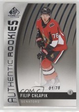 2017-18 SP Game Used Authentic Rookies 1/78 Filip Chlapik #129 5vt
