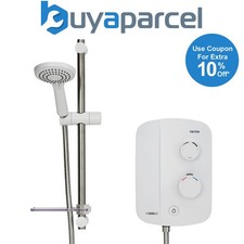 Triton TDPS200SR Silent Running Thermostatic Power Shower White & Chrome