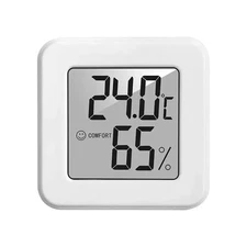 THERMOMETER INDOOR Digital LCD Hygrometer Temperature Humidity Meter Alarm Clock