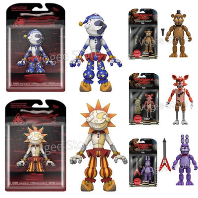 Spring Trap Five Nights At Freddy Bonnie Chica Golden Foxy 5''Action Figure CE
