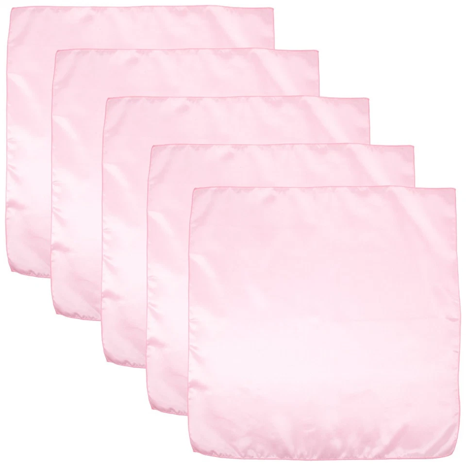  5 pezzi tovaglioli di raso comodi tavolino in tessuto in raso tovaglioli - Immagine 4 di 4