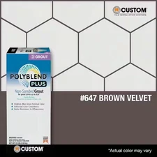 Custom Building Products PolyBlend Plus Non-Sanded Grout 10 Lbs Brown Velvet