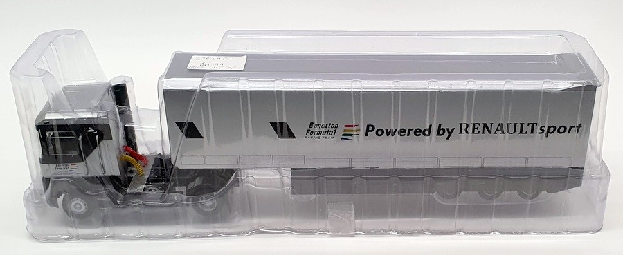 Ixo/Altaya 1/43 – Renault Magnum F1 Benetton – Camion Transporteur – 27519F1 – état Correct