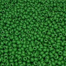 Czech 8/0 Glass Seed Beads 20 Grams 800 Pcs Green
