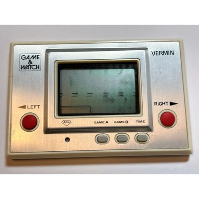 Nintendo GAME & WATCH VERMIN 本体 NINTENDO GAME AND & and WATCH Vermin 1980 Direct From Japan Very