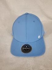 NO BAD IDEAS TECH 2.0 MENS STRETCH FIT HAT SMALL MEDIUM LIGHT BLUE NEW