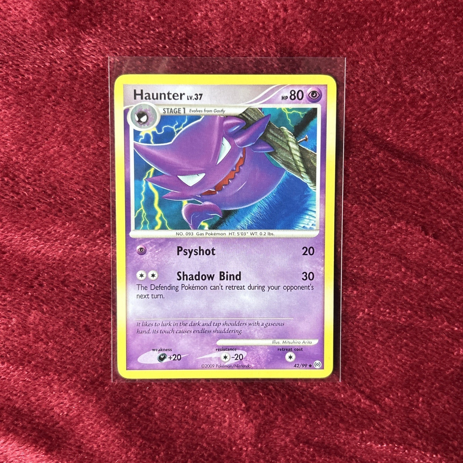 Pokemon TCG Haunter - 42/99 - Uncommon 2009 Arceus NM/LP