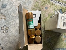 BUSSMAN FUSETRON FRN-R-25 DIAL ELEMENT TIME DELAY FUSE 250VAC/125VDC LOT OF 9 