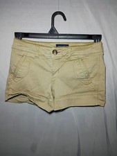 American Eagle Outfitters Shortie Stretch Khaki Shorts Women Size 00 2" Inseam