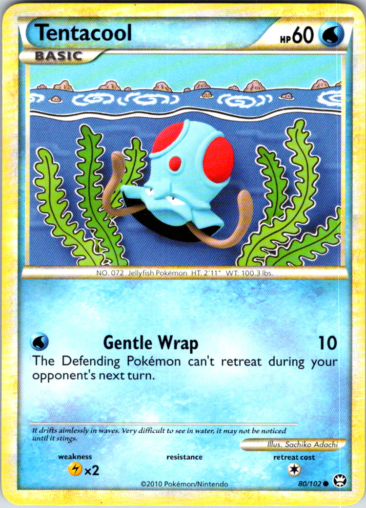 Tentacool 80/102 Triumphant Common 2010 LP
