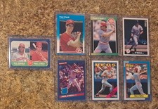 (7) Paul O'Neill 1986 Donruss Rookie card RC Fleer 1987 1988 Topps Yankees Reds. rookie card picture