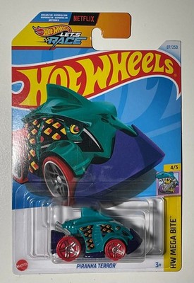 2024 HOT WHEELS #87 ''PIRANHA TERROR'' #4/5 HW MEGA BITE NEW 
