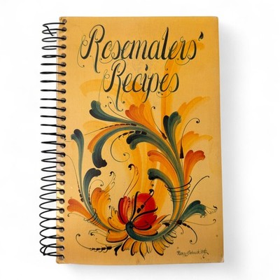 Rosemalers' Recipes 1967 Nancy Schnuck Norwegian Folk Art Cookbook