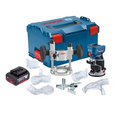 Bosch GKF 18V-8 Kantenfräse 18V 8,0 mm + 1x Akku 4,0Ah + L-Boxx - ohne Ladegerät