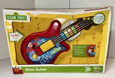 NEW Playskool Sesame Street Elmo Musical Mini Guitar Toy 2012 Lights Up Songs