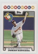 2008 Topps Update World Baseball Classic Preview Johan Santana #WBC20 13h2
