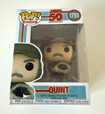 Funko Pop! Movies Jaws 50th Anniversary Quint #1755 Vinylfigur (Vinyl)