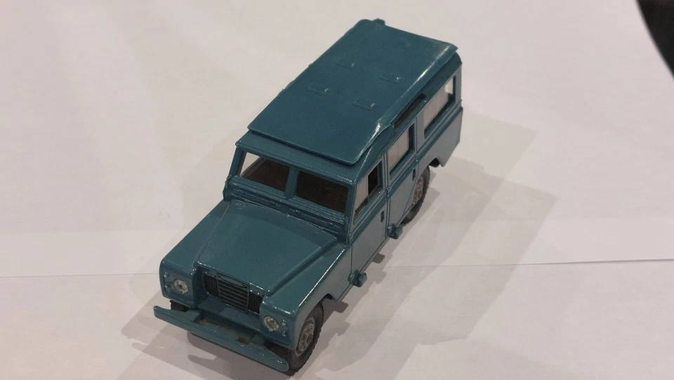 LAND ROVER 109 LONGUE 1/43 SOLIDO BLEU - Photo 2/4