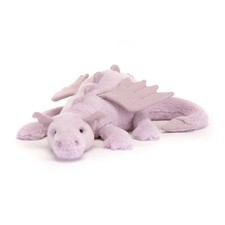 Jellycat Lavender Dragon 50cm Large Size Brand New w/Tags Dust Bag